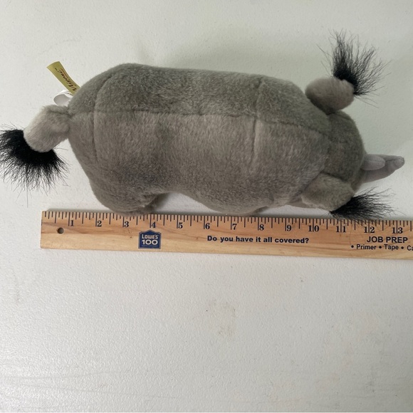 Gray‎ Plush Rhino Toy - Picture 8 of 10